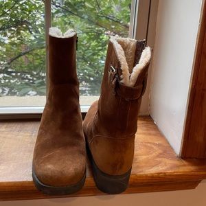 UGG Australia Mare suede sheepskin boots